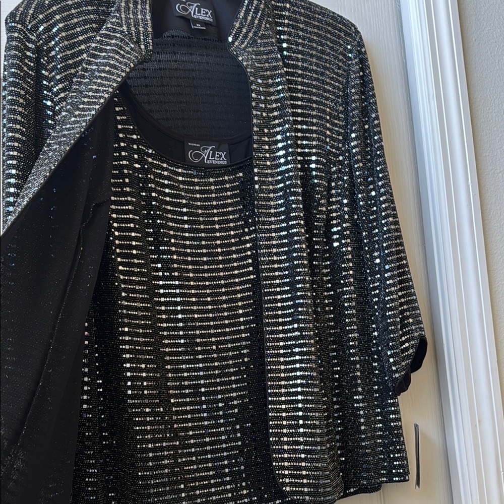NWT, Alex Evening, Jacket&Tank Set
